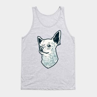 chiwawa dog With tattoo Tank Top